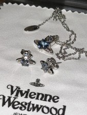 Vivienne Westwood Ariella Pendant With Earrings With Bag 925 silver 
