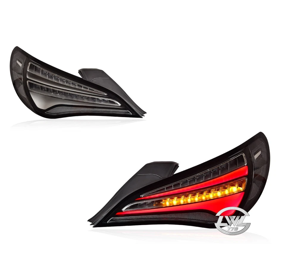 Conjunto de luces traseras de lente ahumada para Mercedes-Benz CLA45 AMG CLA250 2015-19 Foto 2 de 4