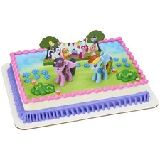 My Little Pony It's a Pony Party! DecoPac Cake Toppers 3-Piece Cake Decorations