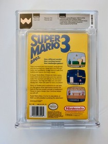 Nintendo NES wata graded: Super Mario Bros 3 Left PRIMA STAMPA DI SEMPRE