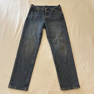 Old Navy Womens Jean Mid Rise The Slouchy Straight Leg Blue Size 2