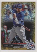 2017 Bowman Chrome Prospects Gold Shimmer Refractor 23/50 Rowdy Tellez uy5