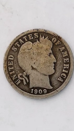 1909-P United States Barber Head Dime