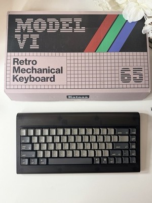 Kataaa65 IBM Style Retro Black Model VI Hot-Swappable Wired Keyboard RGB Backlit