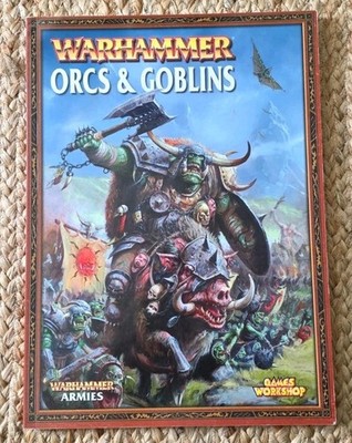 Warhammer Orcs & Goblins Army Book 7th Ed OOP 2006 Fantasy Codex Games Workshop