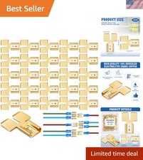 25 Pcs Double Piggyback Spade Connector Quick Disconnect Electrical 2 Way Wir...