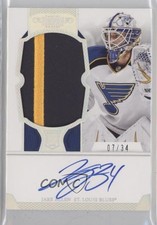 2012-13 Panini Dominion Rookie Parallel /34 Jake Allen #144 Patch Auto 0i6