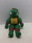 Vintage 1989 TMNT Teenage Mutant Ninja Turtles Raphael 14" Plush Doll Figure