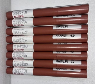 Lot Of 8- Maybelline SuperStay Ink Crayon Lipstick ( 95- Talk The Talk )