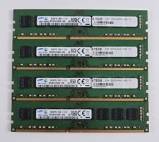 4x8GB 32GB KIT SAMSUNG DDR3 RAM 1600MHz PC3-12800U DIMM 240-pol. CL11 1,5V 2Rx8