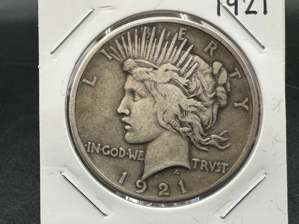 1921-P Morgan Silver Dollar - Brilliant Uncirculated BU - FREE SHIPPING - Image 2 of 3