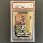 🔥 Panini Prizm Emergent Caleb Williams Rookie No Huddle Prizm #1 Bears PSA 9 RC