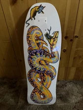 Santa Cruz Jeff Kendall Snake Reissue Skateboard Deck Red