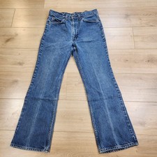 Vintage Levis 517 0217 Jeans Mens 31x29 Orange Tab Bootcut Denim USA Made 80s