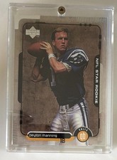 1998 Upper Deck - NFL Star Rookie Peyton Manning #1 (RC)