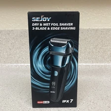 Sejoy Electric Razor for Men, Wet & Dry Foil Shaver with 3-Blade & ... Fast Ship