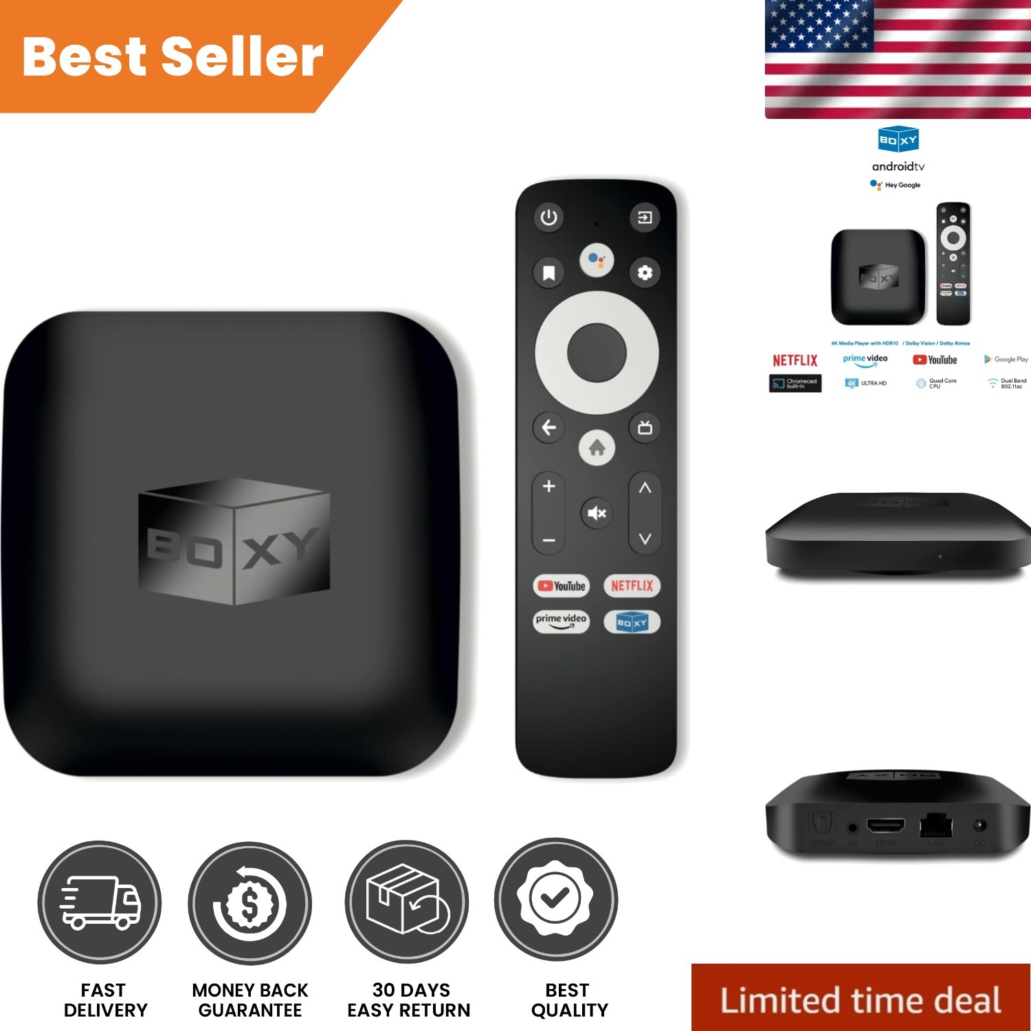 With Dolby Vision & Atmos - Android Tv 11 Support