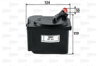Valeo 587501 Kraftstofffilter For CitroËN Fiat Ford Mazda Mini Peugeot Santana S