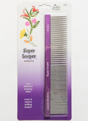 SUPER LOOPER QUILLING COMB-Quilled Creations Husking Loops Paper Craft Tool