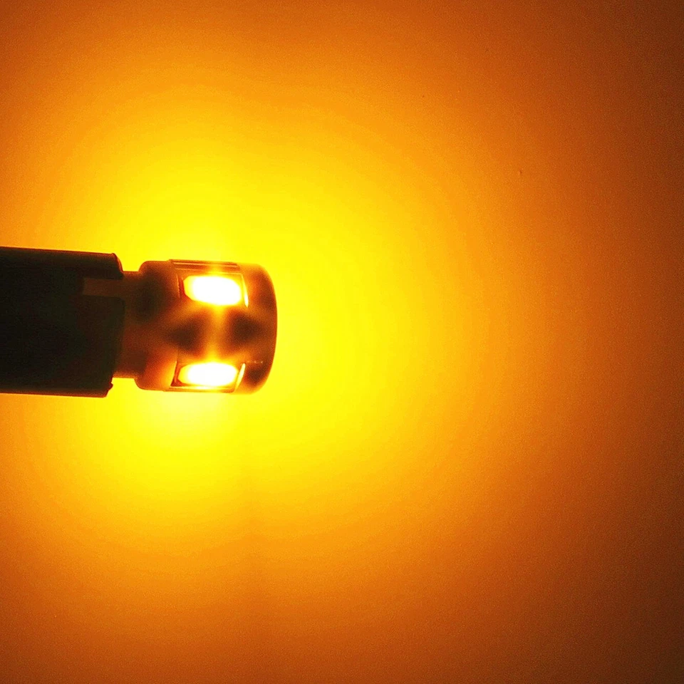 Allá Lighting 2x 6-LED marcador lateral intermitente señal/luz de matrícula 168, ámbar Foto 2 de 4