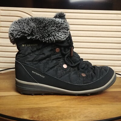 Columbia Boots Womens Sz 6.5 200 Grams Omni-Grip Omni-Heat Waterproof Fur Lined 
