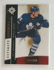 Phil Oreskovic (Leafs) 2009-10 Ultimate Collection ROOKIE CARD (only 399 made)