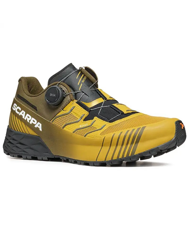 - Scarpa Ribelle Run Kalibra HT Scarpe Trail Running Uomo, Oil Yellow/Ivy Green