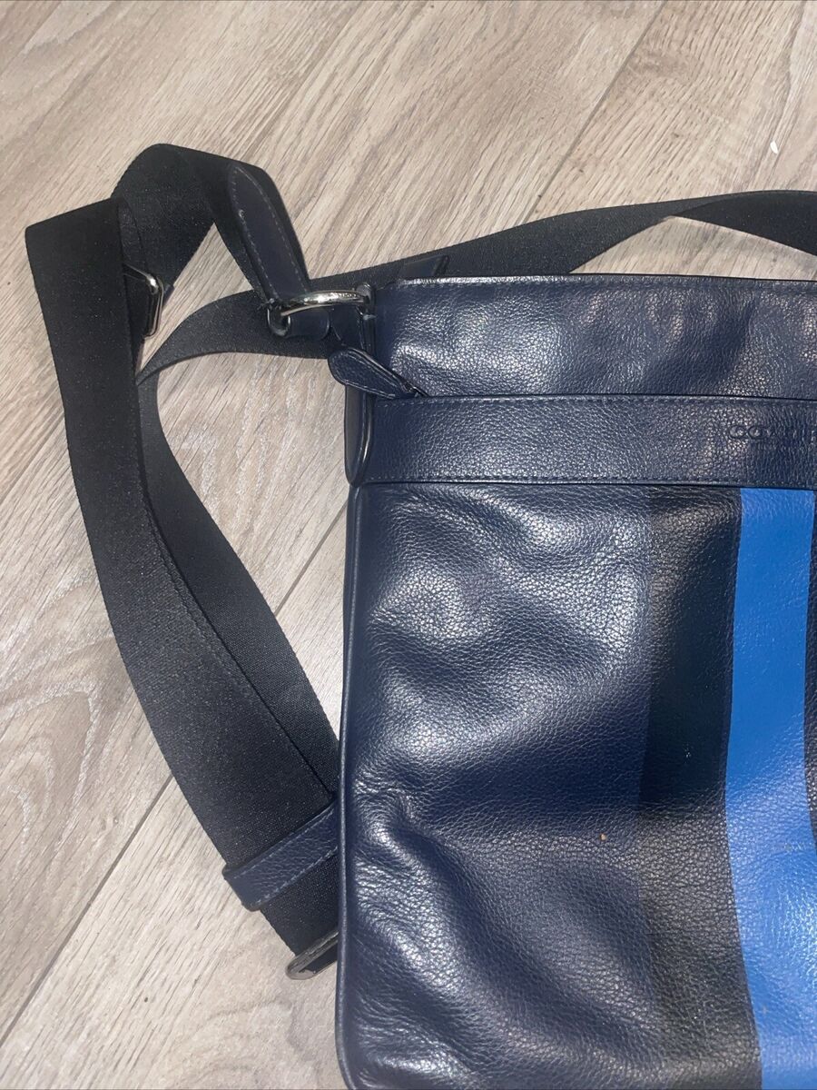 Coach Midnight Charles Crossbody With Varsity Stripe Bag Coach Midnight Charles Crossbody With Varsity Stripe Bag