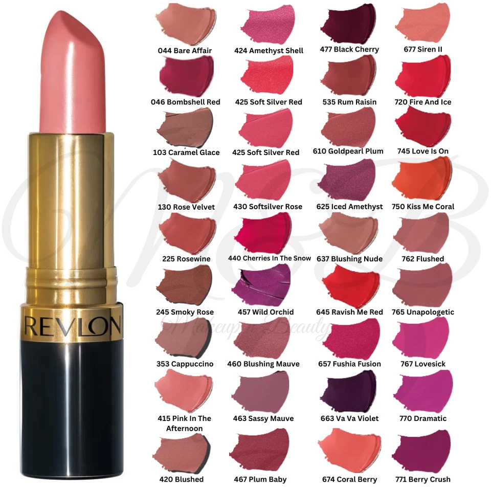 Revlon super glänzender Lippenstift *WÄHLEN SIE SCHATTEN* - 4,2 G