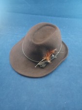 Doeskin felt hat 100 wool Geo W Bollman USA Mr. John Modern