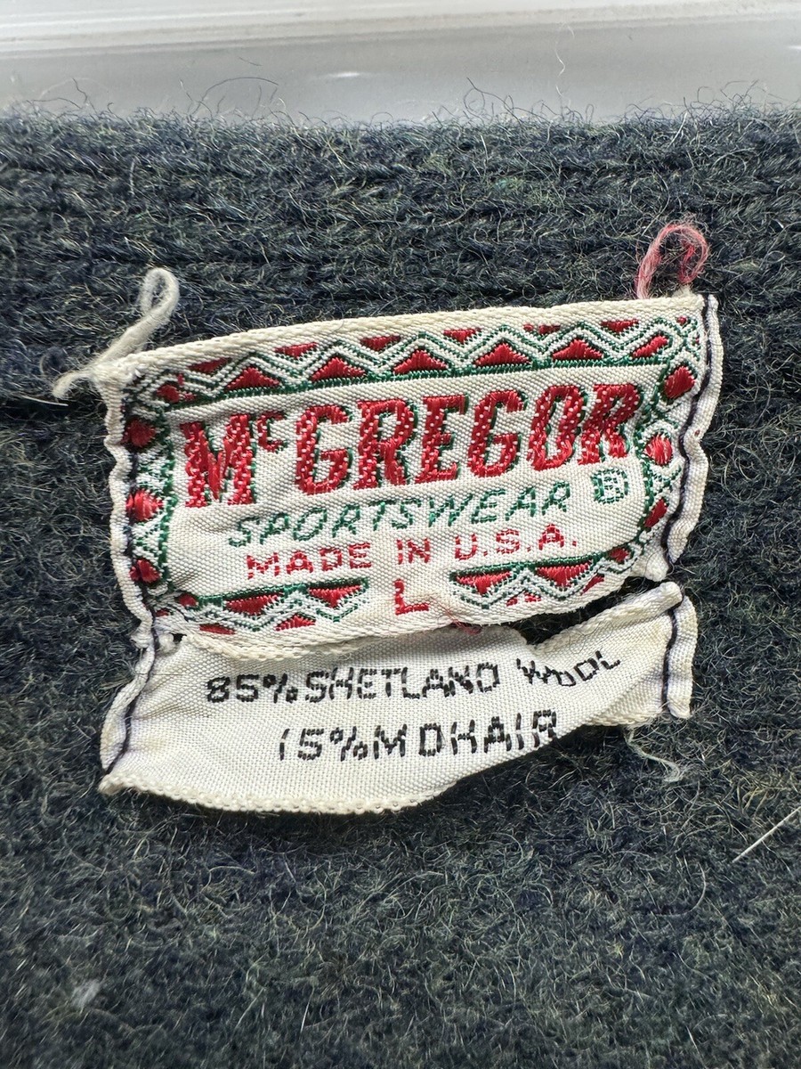 Vintage 60s McGregor Sportswear Shetland Wool Mohair Vintage 60s McGregor Sportswear Shetland Wool Mohair