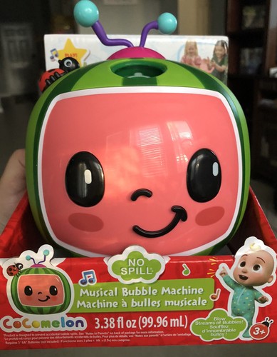 NEW CoComelon Musical BUBBLE MACHINE Outdoor Spring Time Toy