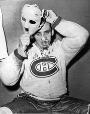1959 Montreal Canadiens JACQUES PLANTE Glossy 8x10 Locker Room Photo Print 