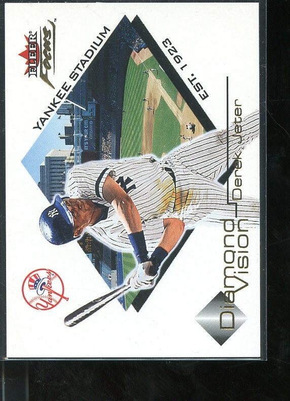 2001 FLEER FOCUS DIAMOND VISION 1 DEREK JETER MINT  E011591