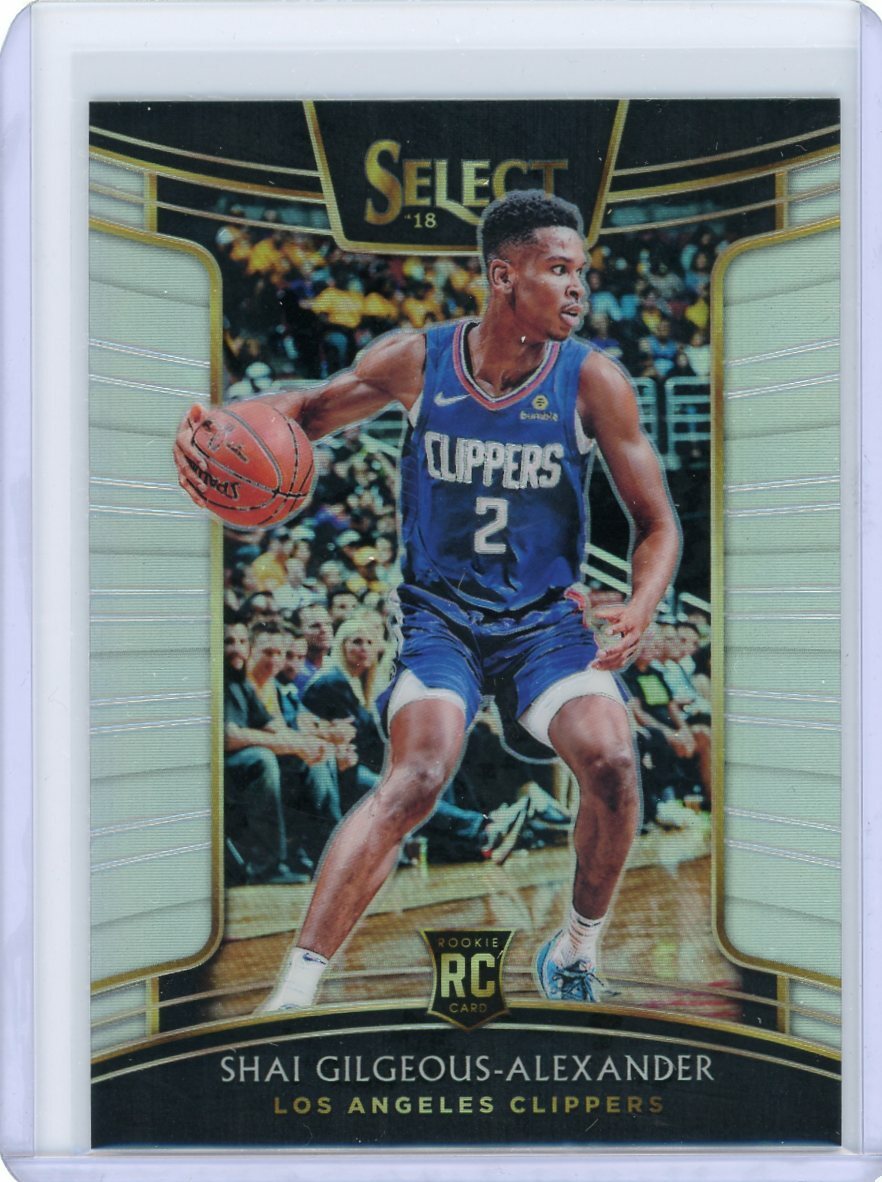 2018-19 Panini Select Silver Concourse Rookie #7 Shai Gilgeous-Alexander