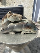 Wonderful Antique Carved Jade Horse ( Please Preview All The Pictures )