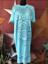 Vintage 1988 Single Stitch Female Long Medical Halloween Long Shirt Sz Fits All