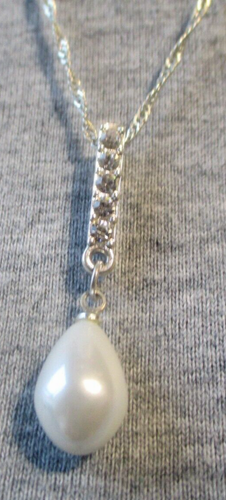 Pendentif Vintage Argent Pavé Cristaux - Modèle 331 - Occasion Superbe état