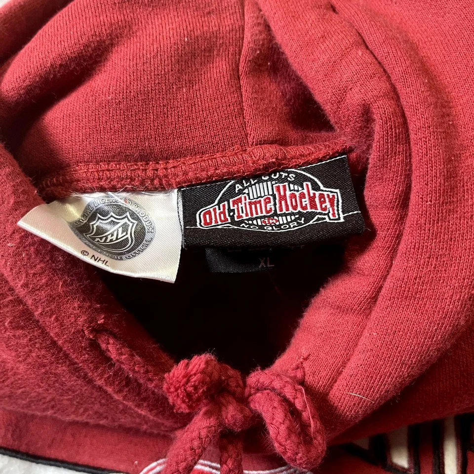 Sudadera con capucha vintage Old Time Hockey Detroit Red Wings NHL Foto 2 de 4