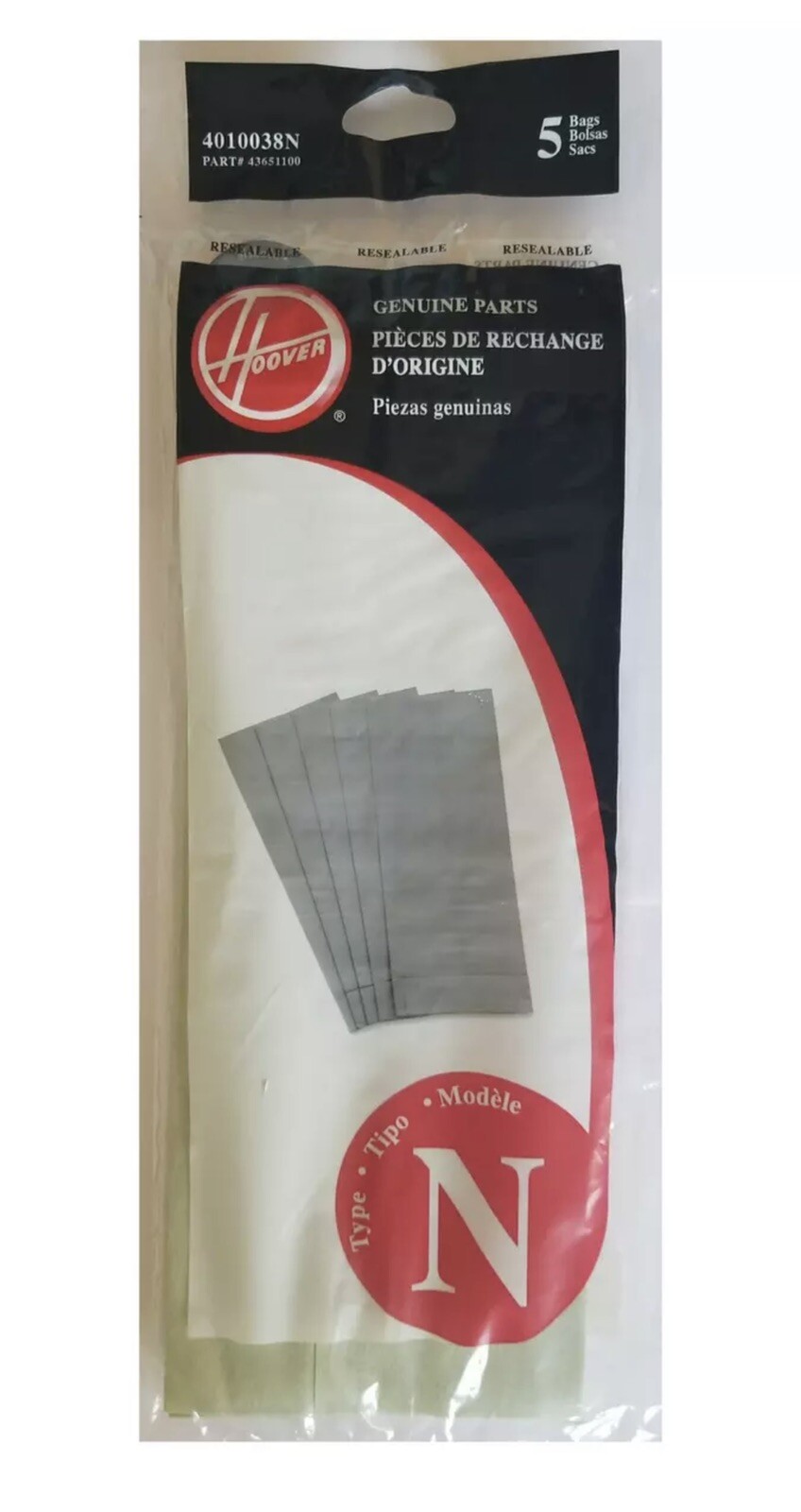 15 Hoover Portapower Vacuum Bags Style N 4010038N GENUINE eBay