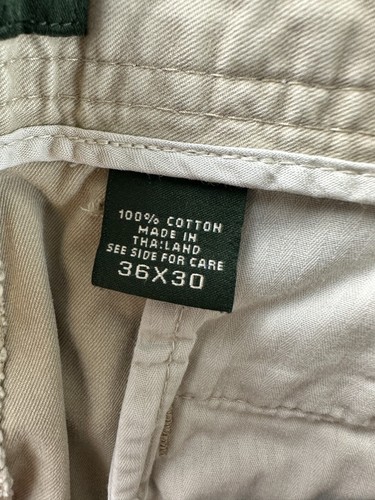 Eddie Bauer Classic Cream Slacks Mens Size 36/30 (Actual Inseam 26) - Picture 11 of 11