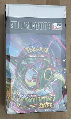 Pokemon Evolving Skies Build Battle Sealed Case 10x Build & Battle Kit NEU/OVP