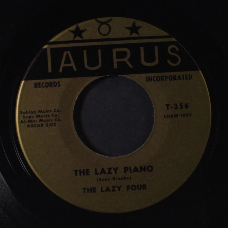 Bob Knight Four: I'M Selling My Heart / The Lazy Piano Tauro 7" Simple 45  RPM | eBay