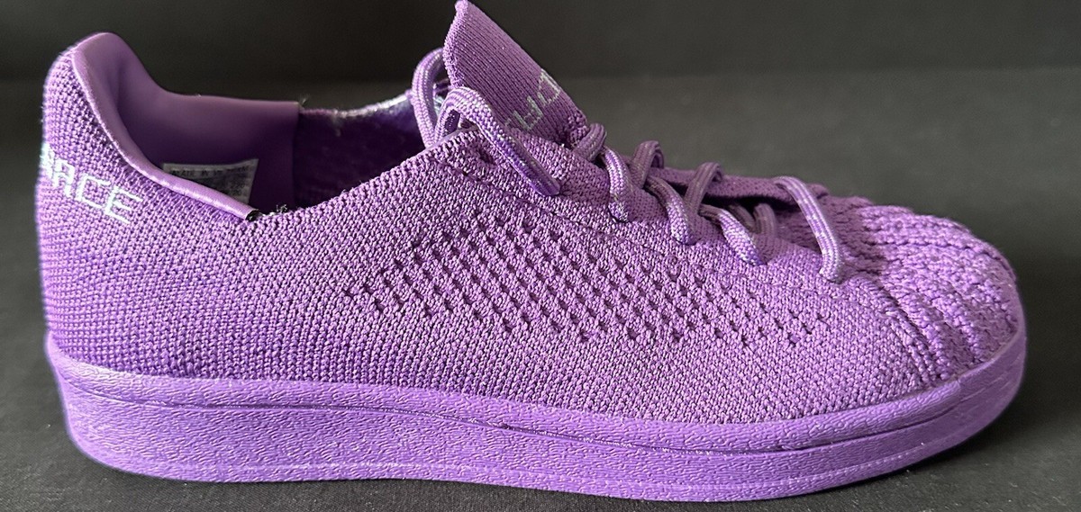 Adidas Superstar Primeknit x Pharrell Purple Human Race Men Size New  S42929