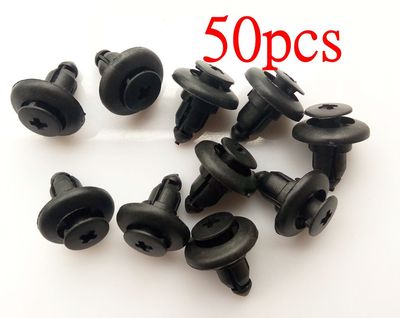 50 Pcs Bumper Fascia Clip For GM, Radiator Grille Retainer For Suzuki For Subaru