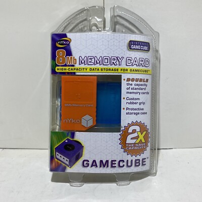 New in Package Nintendo Nyko GameCube 8MB High Capacity Storage Memory Card
