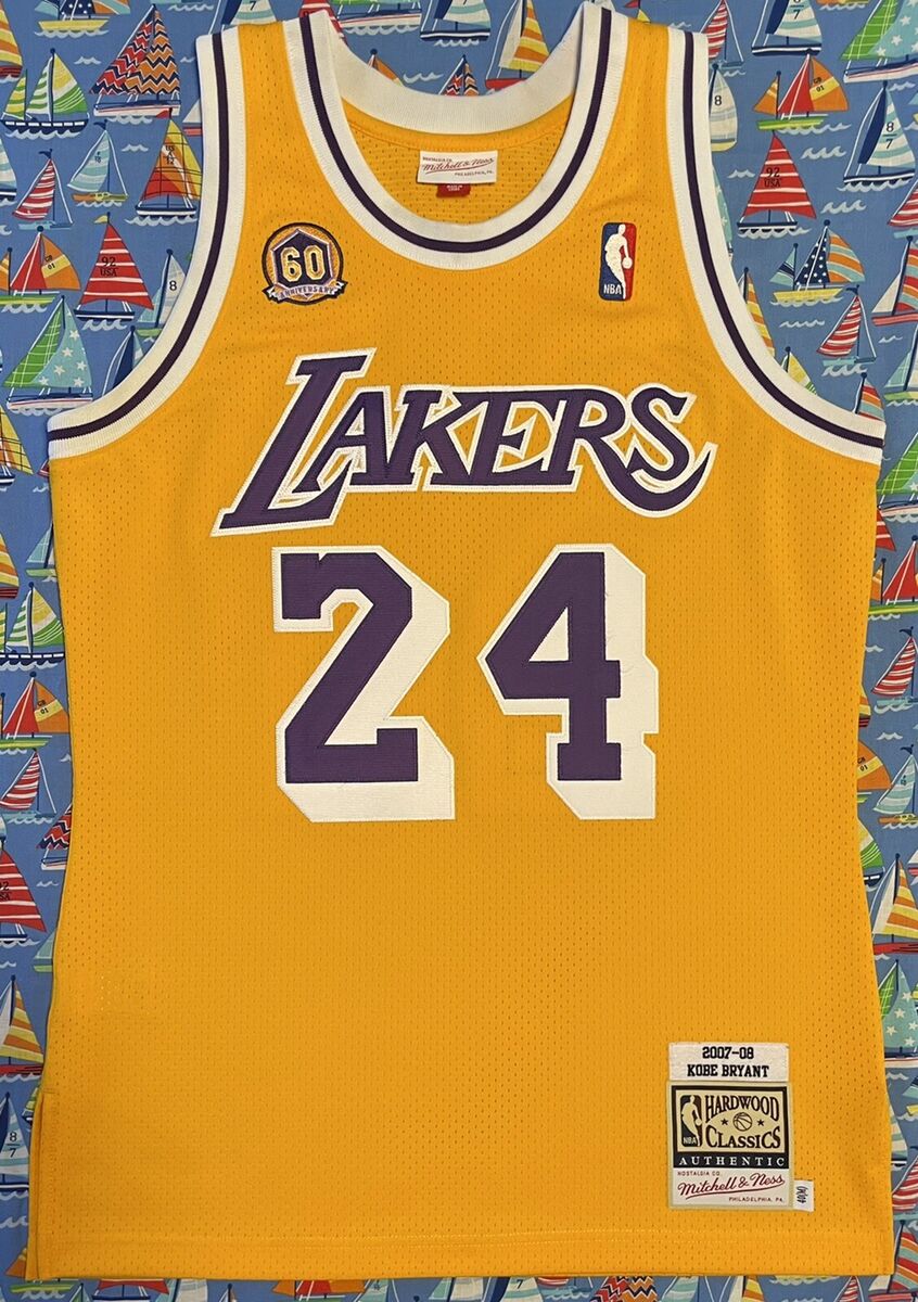 Authentic Mitchell & Ness 2007-08 NBA Los Angeles Lakers Authentic Mitchell & Ness 2007-08 NBA Los Angeles Lakers