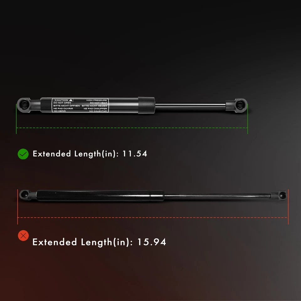 2 piezas soportes de elevación del capó delantero amortiguadores puntales para Land Rover Range Rover 11,54 pulgadas Foto 2 de 4