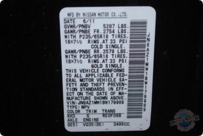 Used Body Control Module fits: 2011 Nissan Murano Body Control BCM under LH dash