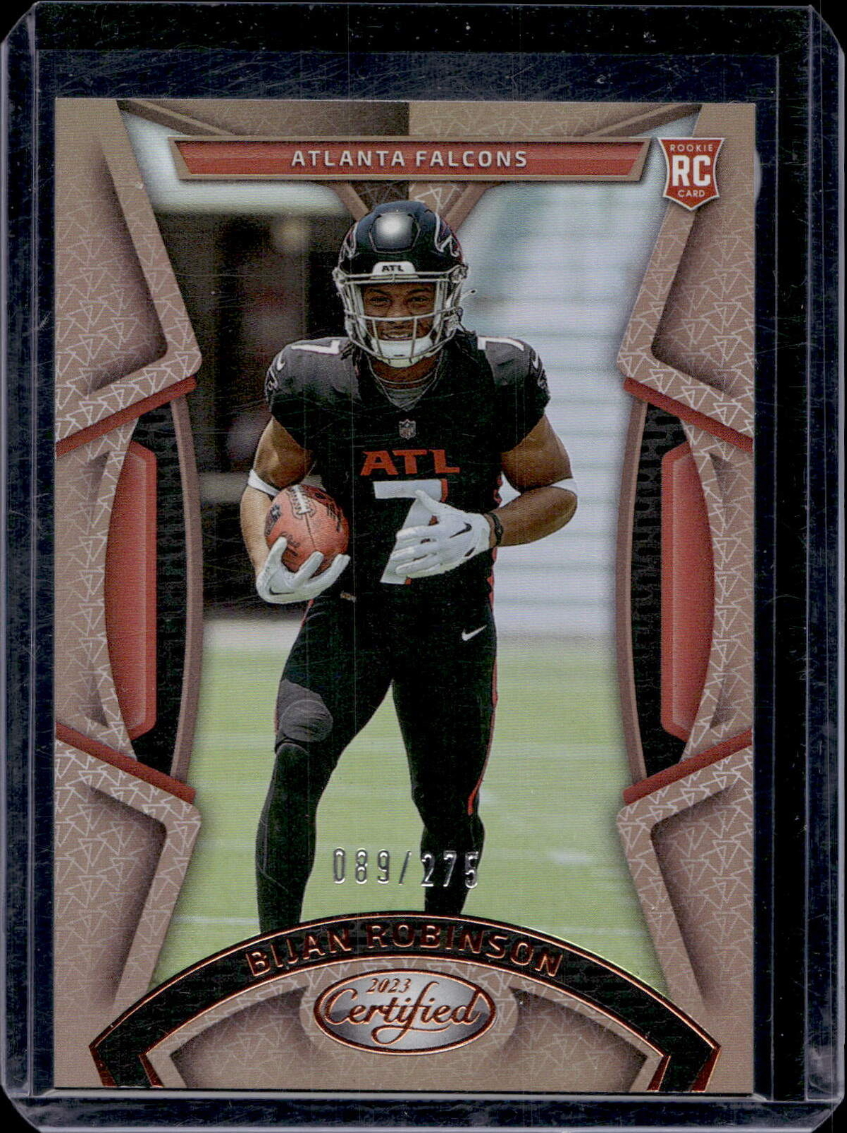 2023 Panini Certified #111 Bijan Robinson Bronze Mirror #/275